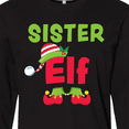 thumbnail image 4 of Inktastic Christmas Sister Elf Long Sleeve T-Shirt, 4 of 5