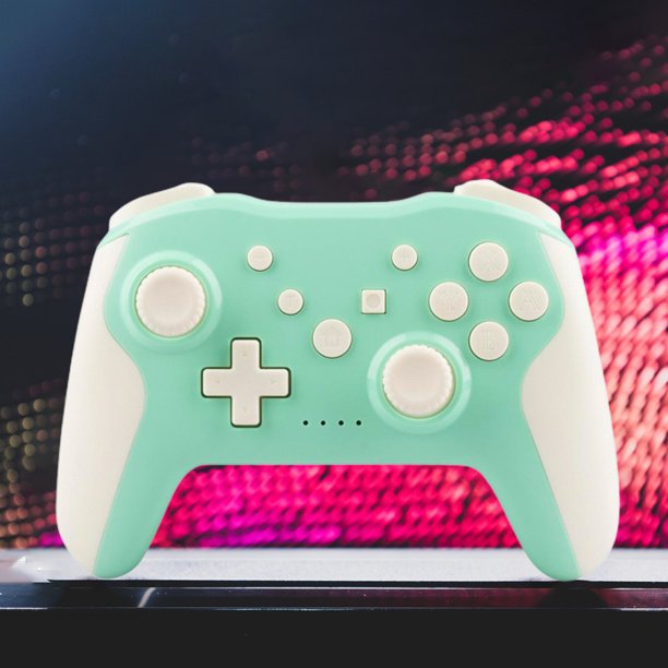 Controlador De Juegos Inalámbrico Game Controller Dual Shock Support para N-Switch/Android TV/PS3/PC (Verde)