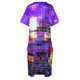 thumbnail image 4 of Vestido largo con estampado de bola de discoteca iridiscente para mujer, vestido playero con bolsillo., 4 of 6