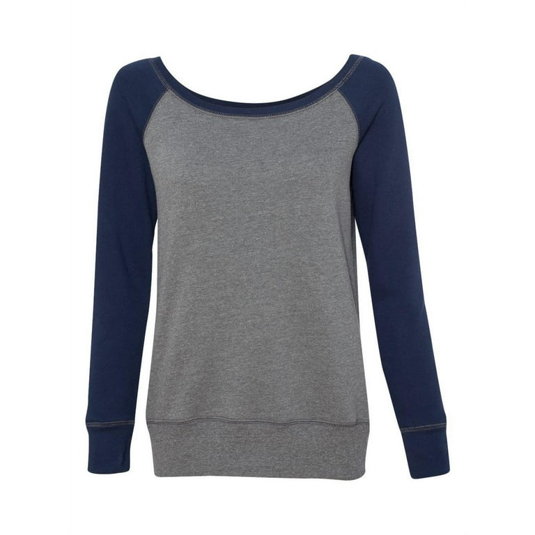 Bella Canvas Women's Sponge Fleece Wide Neck Sweatshirt B7501