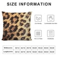 thumbnail image 5 of BANET Jungle Wild Animal Skin Print  Throw Pillow Cover  Soft  Decor Square Cushion Cover for Home Sofa Living Room 12x12in, 5 of 5