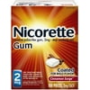 Nicorette 2 mg Nicotine Gum, Cinnamon Surge 100 ea (Pack of 4)