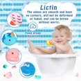 thumbnail image 5 of Baby Bath Toys Set, Baby Bathtub Floating Toys with LED Light, Cute Animal Water Bath Toys for Toddler Kids Infant with Storage Bag, 5 of 9