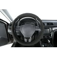 thumbnail image 3 of Skechers 1 Piece Car Steering Wheel Cover Memory Foam Polyester Black - Universal Fit, 23SK13, 3 of 9