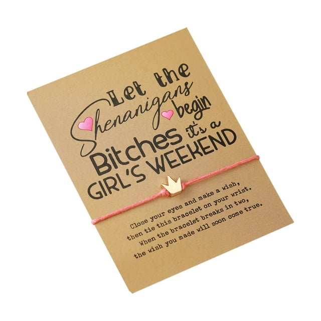 Pulseras para mujer, regalos para mujer, pulsera de personalidad de moda, pulsera con patrón simple, pulsera con tarjeta de personalidad, pulsera con colgante de moda