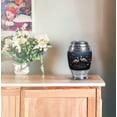 thumbnail image 5 of Illustration Forest With Two Crane - Memorial Keepsakes For Ashes - Funeral Urn Ashes - Memorial Keepsakes For Ashes - Adult Urns For Human Ashes Men (Size-3inch,2pcs), 5 of 5