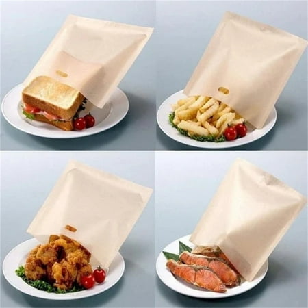 

Toaster Bags Reusable For Grilled Cheese Sandwich Non-Stick Heat Resistant Barbecue Tools