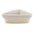 thumbnail image 4 of Rattan Triangle Bread Basket with Cloth Set - Baking Tool Includes Cover, 4 of 8