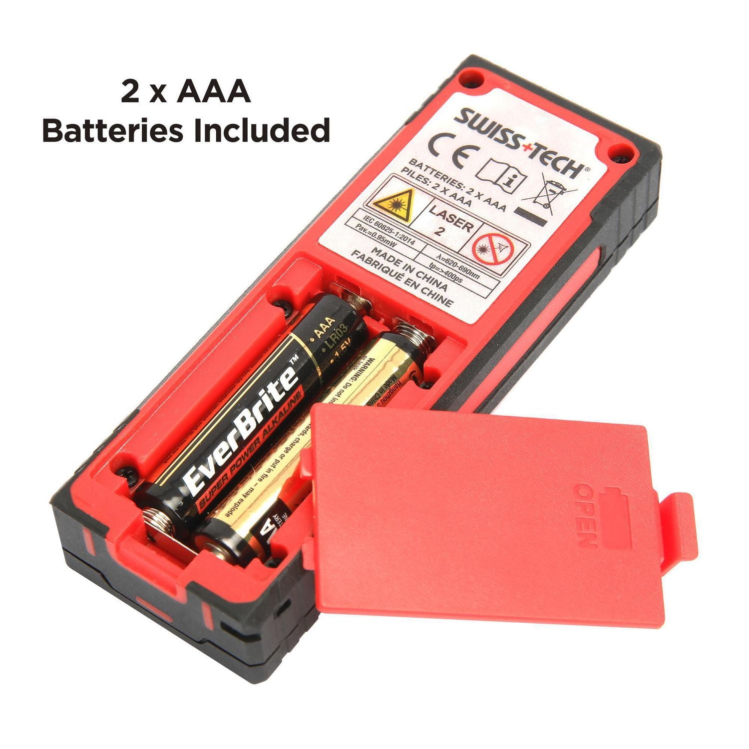 Swiss Tech 100ft/30m Laser Measure