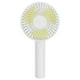 thumbnail image 4 of Mini ventilador portátil de mano con soporte, recargable por USB para uso doméstico y de oficina, color blanco, 4 of 8