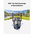 thumbnail image 5 of Conico 4-Pack Solar Security Camera System with Base Station, No Monthly Fee, 2K 360° PTZ Wireless Outdoor WiFi Camera, Color Night, 5 of 11