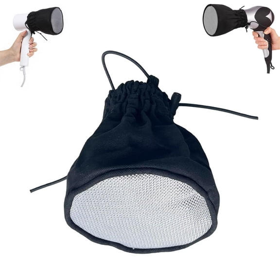 1pc Hair Dryer Diffuser Sock Universal Diffuser Cover for Curly Hair Silver Hair Dryer Sock 3.9in with Elastic Band for Curly and Wavy Hair