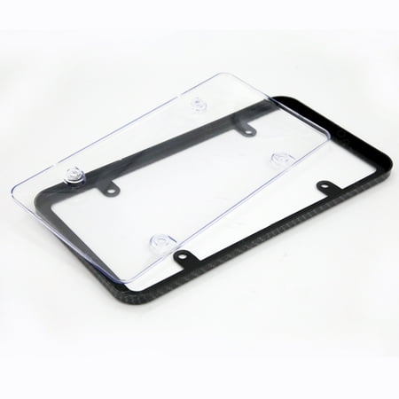 - Fit Audi License Plate Frame Carbon Fiber Style Clear Tag Cover Black Slim JDM For 100 100 Quattro 200 200 Quattro 80 80