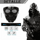 thumbnail image 2 of Mascara Skull Bloosom  Careta Casco Tactico Gotcha Airsoft Transparente Negro, 2 of 4