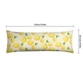 thumbnail image 6 of Lemon Print Body Pillow Cover - Soft & Breathable Fabric, Hidden Zipper, 20"x54", Cute Fruit & Floral Design - Perfect Gift for Lemon Lovers, Summer Decor, Side Sleepers & Pregnancy Support, 6 of 7