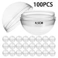 thumbnail image 2 of Langgg 100 Pcs Perles Rondes Transparentes Réutilisables et Durables Matériaux d'Artisanat transparent 45mm, 2 of 6