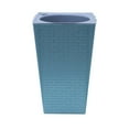 thumbnail image 6 of Jierger Clearance 2PCS Tall Tapered Planter - Plastic Square Plant Pots Tall Self Watering Indoor Outdoor for Patio Planter Pot Decorative Gardening & Home Decor Square,Blue, 6 of 6