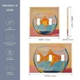 thumbnail image 2 of Yayeee Toggle Light Switch Wall Plate 2-Gang 4.56"x4.48" Decorative Outlet Cover, Goldfish, 2 of 7