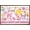 Bronze Framed Version, variant on Hello Kitty and Friends: 2024 Garden Doodle - Flowers Wall Poster, 22.375" x 34" Framed