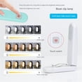 thumbnail image 2 of CNKOO Portable adjustable Brightness LED Book Reading Light Mini USB Rechargeable Bookmark Light  Gifts for children White/Warm, 2 of 6