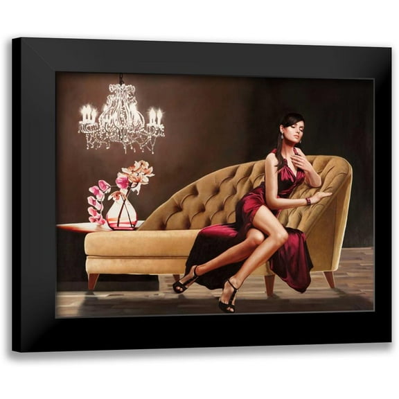 Benson, Pierre 14x12 Black Modern Framed Museum Art Print Titled - Jewel