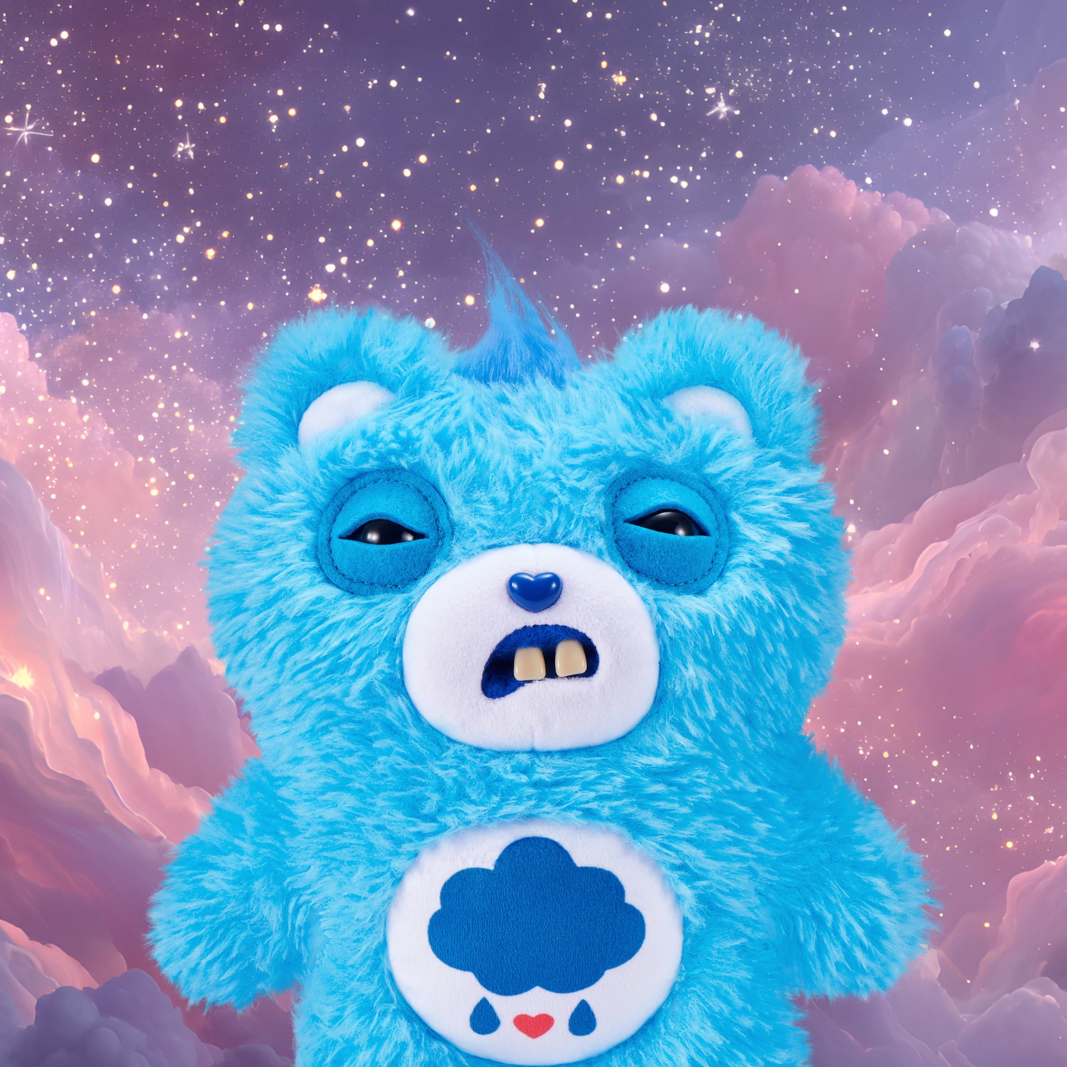 Fuggler, Care Bears 9 inch Plush, Grumpy Bear, Funny Ugly Monster