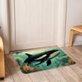 thumbnail image 6 of Whale Polyester Non-Slip Machine Washable Floor Rugs, Floor Mats, and Bath Rugs, 6 of 6