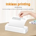 thumbnail image 5 of Aibecy A4 Portable Paper Printer Thermal Printing Wireless BT Connect Compatible with iOS and Android Mobile Photo Printer Support 210mm Wide for Travel Home Office Printing Sketches Reports Print, 5 of 7