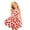 1-Pink126, variant on Wxolcjlv Girls Summer Dresses Strawberry Sleeveless V-Neck Casual Dress with Bow, Sizes 3-10