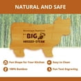 thumbnail image 6 of Becoming a Vegetarian is a Big Missed-Steak 14.75 x 9.75" Cow Shape Cutting Board | Funny Kitchen Chopping Board, 6 of 7