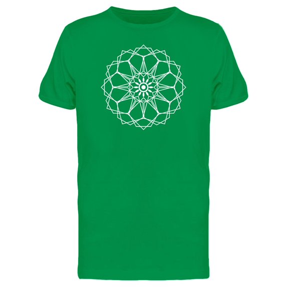 Ancient White Mandala Tee Men's -Image by Shutterstock