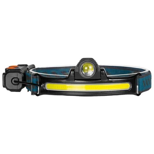 Luces de cabeza COB ligeras impermeables con diadema ajustable de movimiento para senderismo Enfoque de inducción Zulema Faro recargable