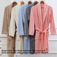 thumbnail image 2 of Guardurnaity Ropa de dormir de terciopelo Coral, Toalla de baño grande gruesa, albornoz largo para parejas, camisón transpirable, pijamas cálidos de Pijama Café Guardurnaity AP012963-04, 2 of 6
