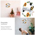 thumbnail image 3 of FUTUREORYY De Pared En Metal Amarillo Con Floral Para Y Bares, 3 of 6