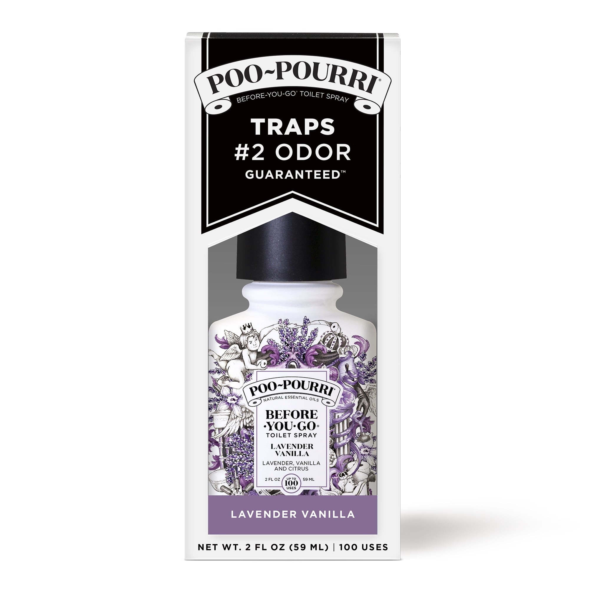 Poo-Pourri Toilet Spray, Variety Pack, 3.4 fl oz, 3-count Citrus Cherry  Lavender