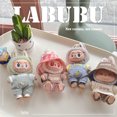 thumbnail image 4 of Ropa y accesorios para minimuñecos de peluche de 17 cm para ídolos de Corea del Kpop Exo Labubu, sombrero, camiseta y pantalones, conjunto de ropa de regalo, 4 of 5