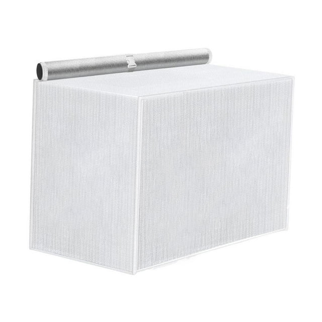 Funda para Aire Acondicionado Protector Universal para Unidades Exteriores Diseño de Malla Transpirable Tela Impermeable Cobertura de Verano Contra Es Blanco