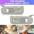 thumbnail image 4 of Sennachine Gray Sun Visor For Hyundai Elantra 1.8L 2.0L 2011-2015 Driver & Passenger Side, 4 of 10