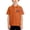 Orange(250 Anniversary USA Flag), variant on CCRFTGI Freedom America Flag Cute Tops for Kids Girls Boys Size 7 4th of July Shirt Polo Shirts School Uniform Athletic Sport Lapel Button Collared Polo Summer Tops White 7-8 Years