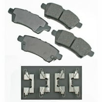 Akebono PRO-ACT Ultra-Premium Brake Pad Set, Ceramic Fits select: 2005-2012 NISSAN PATHFINDER, 2006-2007 NISSAN XTERRA