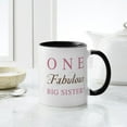 thumbnail image 4 of CafePress - One Fabulous Big Sister Mug - 11 oz Ceramic Mug - Novelty Coffee Tea Cup, 4 of 4