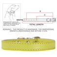 thumbnail image 3 of Faux Leather Collar Metal Buckle Pet Collar Adjustable Pet Collar for Small Dogs, 3 of 10