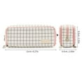 thumbnail image 2 of Large Pencil Case Big Capacity 3 Compartments Canvas Pencil Pouch, 2 of 6