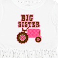 thumbnail image 4 of Inktastic Pink Tractor Big Sister Girls Toddler Dress, 4 of 5