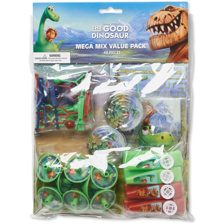 The Good Dinosaur Mega Mix Pack 48 Piece Favours Birthday Party Supplies 