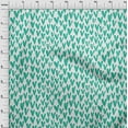 thumbnail image 4 of oneOone Cotton Flex Turquoise Green Fabric Valentine Heart Quilting Supplies Print Sewing Fabric By The Yard 40 Inch Wide, 4 of 6