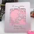thumbnail image 3 of 10 / lote romántico hecho a mano FELIZ CUMPLEAÑOS Tarjeta de mariposa de felicitación en blanco-Rosa / Marfil Sunnimix Tarjeta De Cumpleaños, 3 of 5