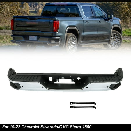Fit For Chevrolet Silverado 2019-2023 Rear Bumper Assembly / Sierra 1500 Rear Bumper Assembly