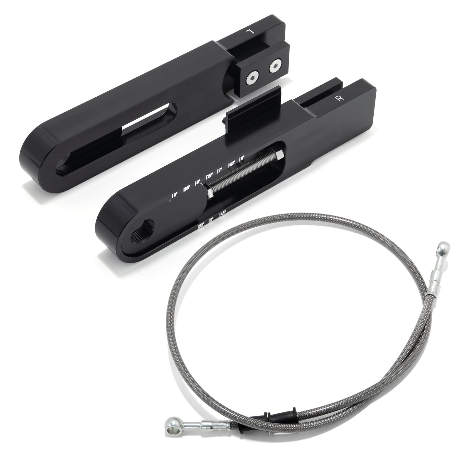 4.5"9" Aluminum Swing Arm Extensions Kit Brake Line For DUKE 690 2008
