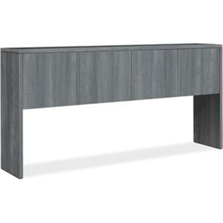 78 x 14.6 x 37.1 in. 10500 Series Sterling Ash Laminate Desking Hutch
